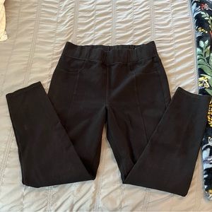 American Eagle Sz L Black Jeggings Thick Stretchy Material